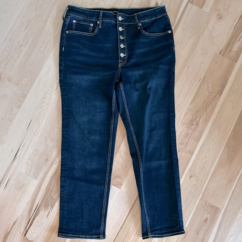 Free Assembly High Rise Slim Crop Denim